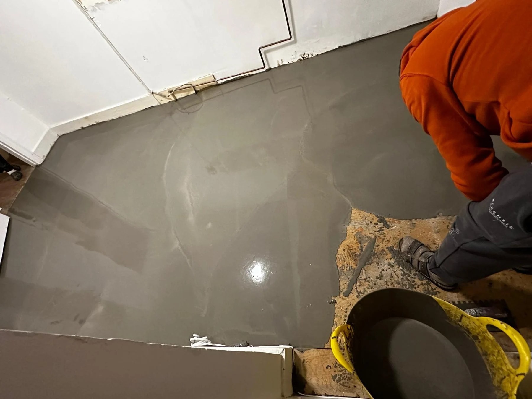 Project 2 flooring work in progress