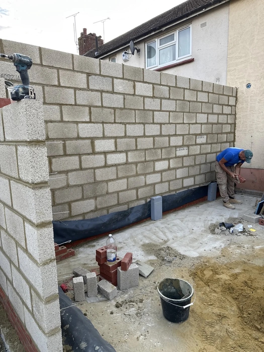 Project 3 completed wall section